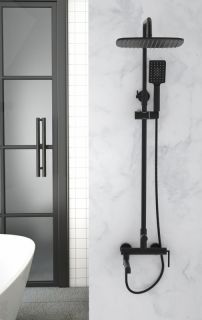 Душевая стойка BelBagno ACQUA-VSCM-NERO чёрный
